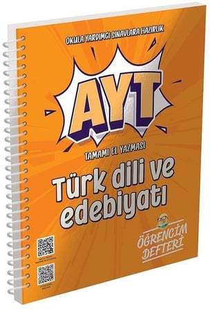 Murat YKS 2027 AYT Türk Dili ve Edebiyatı Öğrencim Defteri Murat Yayınları