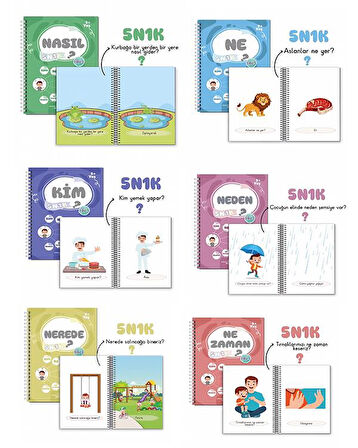 Dka Yayınları 5N1K Kart Kitap Seti