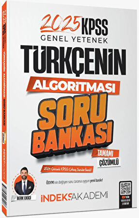 İndeks Akademi 2025 KPSS Türkçenin Algoritması Soru Bankası Çözümlü - Berk Ekici İndeks Akademi