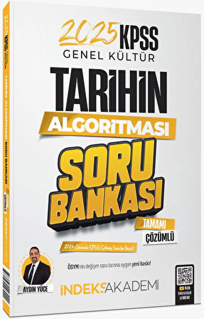 İndeks Akademi 2025 KPSS Tarihin Algoritması Soru Bankası Çözümlü - Aydın Yüce İndeks Akademi