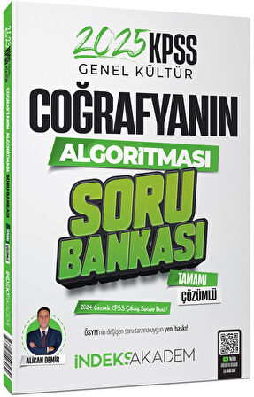 İndeks Akademi 2025 KPSS Coğrafyanın Algoritması Soru Bankası Çözümlü - Alican Demir İndeks Akademi