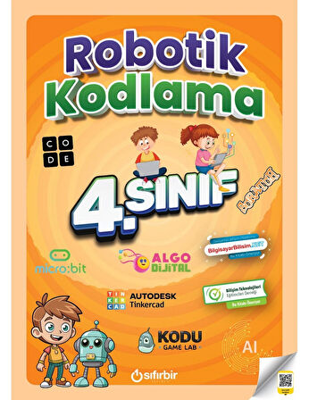 Sıfırbir Yayınları 4.Sınıf Robotik Kodlama Yeni