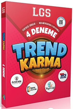 8. Sınıf LGS 4 Deneme Sınavı Trend Karma