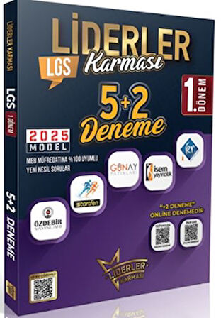 LGS 1.Dönem 5+2 Deneme Seti - 2025 Model