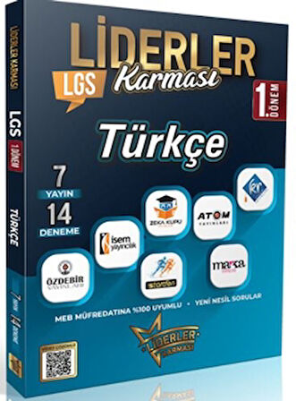 LGS 1.Dönem Türkçe Denemeleri 7 Yayın 14 Deneme