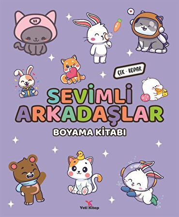 Sevimli Arkadaşlar Boyama Kitabı