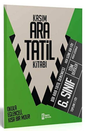 6. Sınıf Kasım Ara Tatil Kitabı