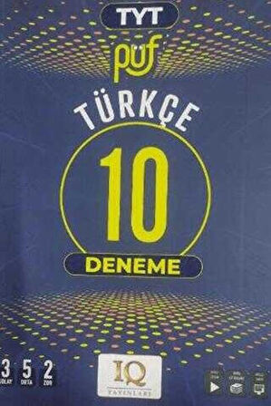 IQ Yayınları TYT Türkçe Püf Noktaları 10 Deneme