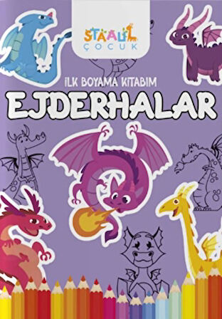 İlk Boyama Kitabım - Ejderhalar