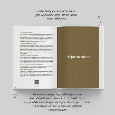 Tefsir Ajandası - Normal Seri - Bordo