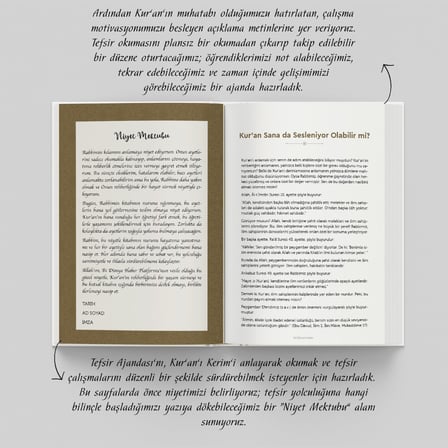 Tefsir Ajandası - Normal Seri - Lacivert