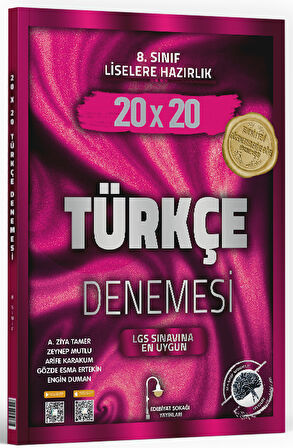 Edebiyat Sokağı 8. Sınıf Türkçe 20x20 Deneme Edebiyat Sokağı Yayınları