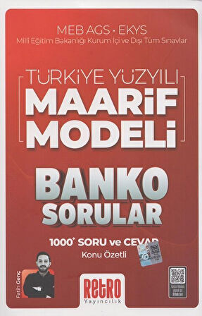 Retro Yayıncılık MEB AGS Maarif Modeli Banko Sorular