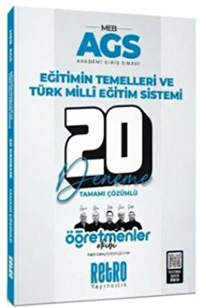 2025 MEB AGS Eğitimin Temelleri ve Türk Milli Eğitim Sistemi Öğretmenler Ekibi 20 Deneme