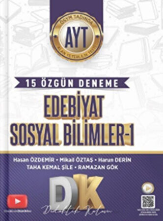 AYT Edebiyat Sosyal Bilimler 1 15 Deneme Didaktik Kalem