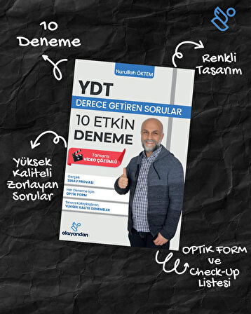 YDT - Derece Getiren 10 Etkin Deneme - Nurullah ÖKTEM