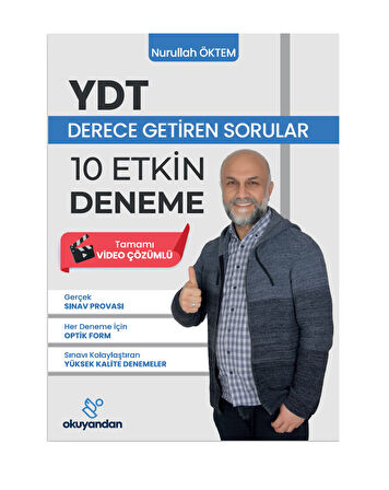 YDT - Derece Getiren 10 Etkin Deneme - Nurullah ÖKTEM