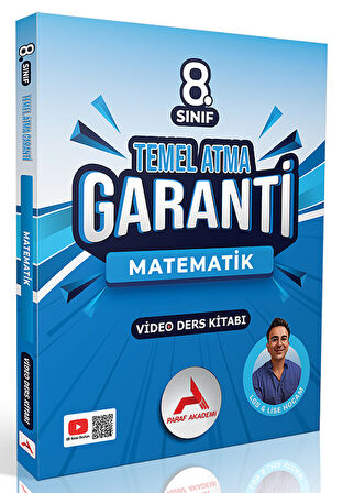 Paraf Yayınları 8. Sınıf LGS 10 Günde Temel Atma Garanti Matematik Video Ders Kitabı