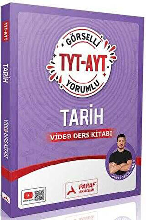 Paraf Yayınları TYT AYT Görselli Yorumlu Tarih Video Ders Kitabı