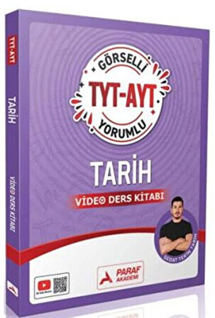 Paraf Yayınları TYT AYT Görselli Yorumlu Tarih Video Ders Kitabı
