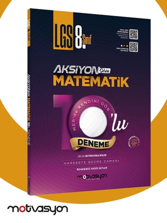 Motivasyon LGS 8. Sınıf Aksiyon Matematik 10'lu Genel Deneme