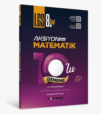 Motivasyon LGS 8. Sınıf Aksiyon Matematik 10'lu Genel Deneme