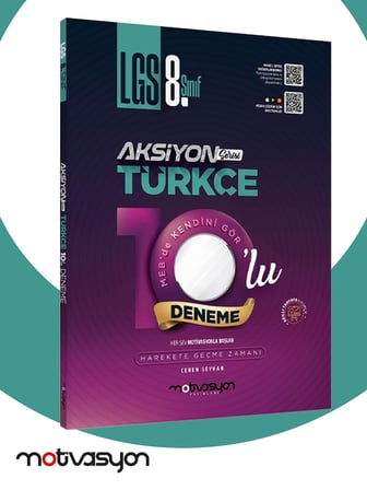 Motivasyon LGS 8. Sınıf Aksiyon Türkçe 10'lu Genel Deneme
