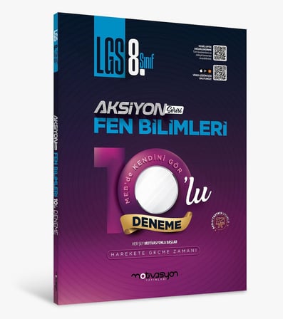Motivasyon LGS 8. Sınıf Aksiyon Fen Bilimleri 10'lu Genel Deneme