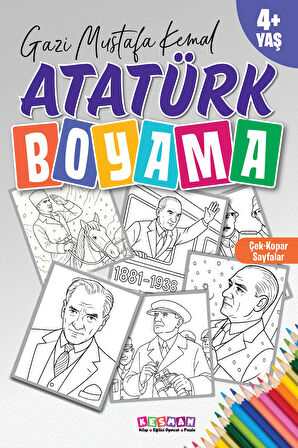 Gazi Mustafa Kemal Atatürk Boyama Kitabı