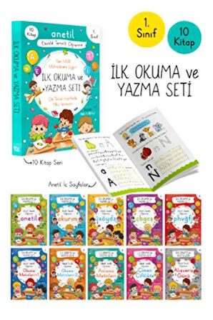 Anetil İlk Okuma ve Yazma Seti – 10 Kitap