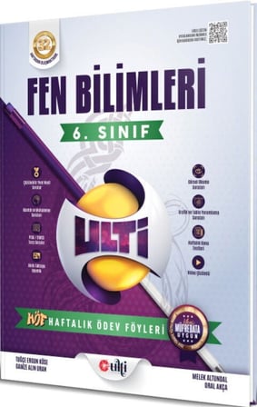 6. Sınıf Fen Bilimleri Haftalık Ödev Föyleri Ulti Yayınları