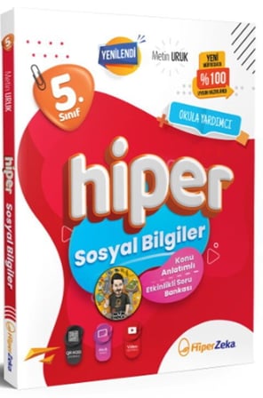 5. Sınıf Hiper Sosyal Bilgiler Konu Anlatımlı Soru Bankası Hiper Zeka Yayınları