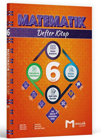 6. Sınıf Matematik Defter Kitap / Komisyon