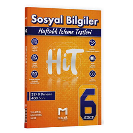 6. Sınıf Sosyal Bilgiler HİT Deneme Sınavı Mozaik Yayınları