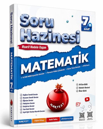 Nartest Yayınları 7. Sınıf Fen Bilimleri ve Mateamatik Soru Hazinesi Seti Yeni Müfredat(2 Kitap)