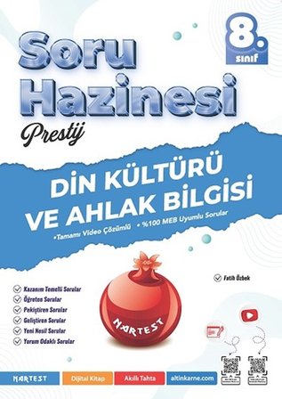 8. Sınıf Prestij Din Kültürü Ve Ahlak Bilgisi Soru Hazinesi Nartest Yayınevi