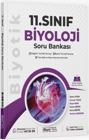 11. Sınıf Biyoloji Biyotik Soru Bankası Biyotik Yayınları