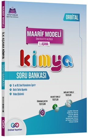 Kimya Maarif Model 1. Aşama Soru Bankası Orbital Yayınları