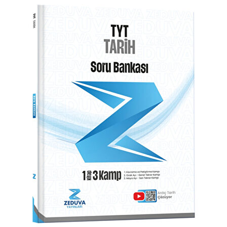 Zeduva Yayınları Ardıç Tarih TYT Tarih 1 Kitap 3 Kamp Soru Bankası