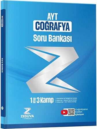 Zeduva Yayınları Coğrafyanın Kodları Ayt Coğrafya 1 Kitap 3 Kamp Soru Bankası - Yunus Turan