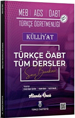 MEB AGS ÖABT Türkçe Tüm Dersler Külliyat Soru Bankası Türkçe ÖABTDEYİZ