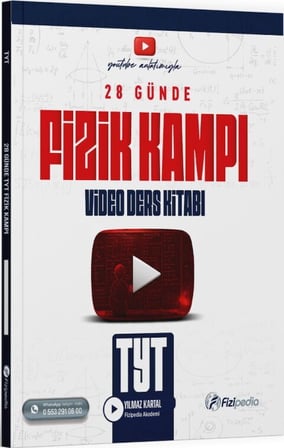 TYT Fizik 28 Günde Video Ders Kitabı Fizipedia Yayınları