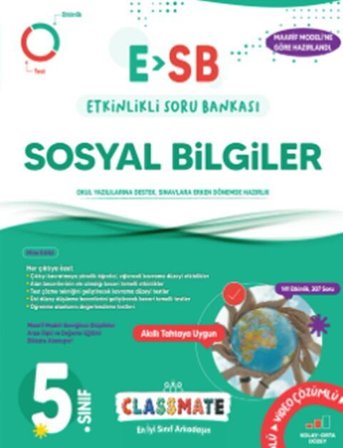 5. Sınıf Classmate Sosyal Bilgiler Etkinlikli Soru Bankası Okyanus Yayınları