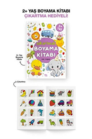 Çıkartmalı Boyama Kitabı  2 Yaş +