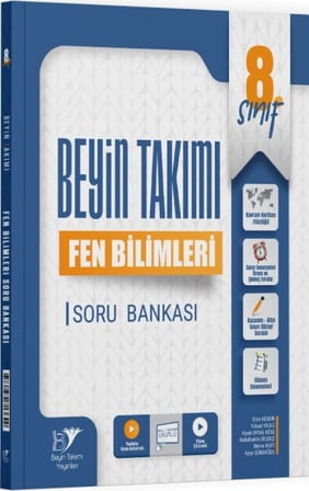 8. Sınıf Fen Bilimleri Soru Bankası Beyin Takımı Yayınları