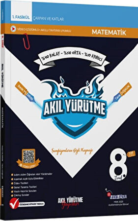 8. Sınıf Çarpan ve Katlar 1. Fasikül Akıl Yürütme Yayınları