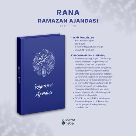 Ramazan Ajandası - Elit Seri - Rana