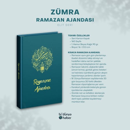 Ramazan Ajandası - Elit Seri - Zümra