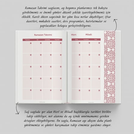 Ramazan Ajandası - Elit Seri - Mutena