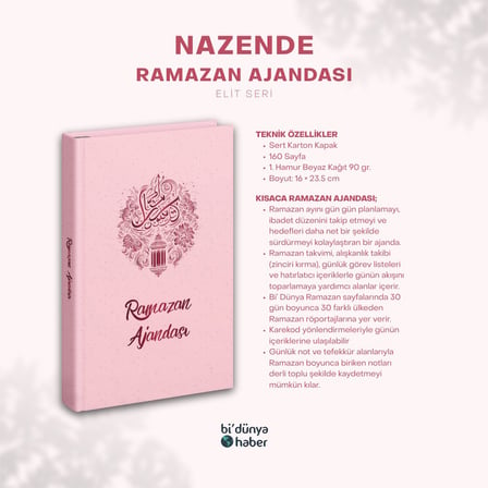 Ramazan Ajandası - Elit Seri - Nazende